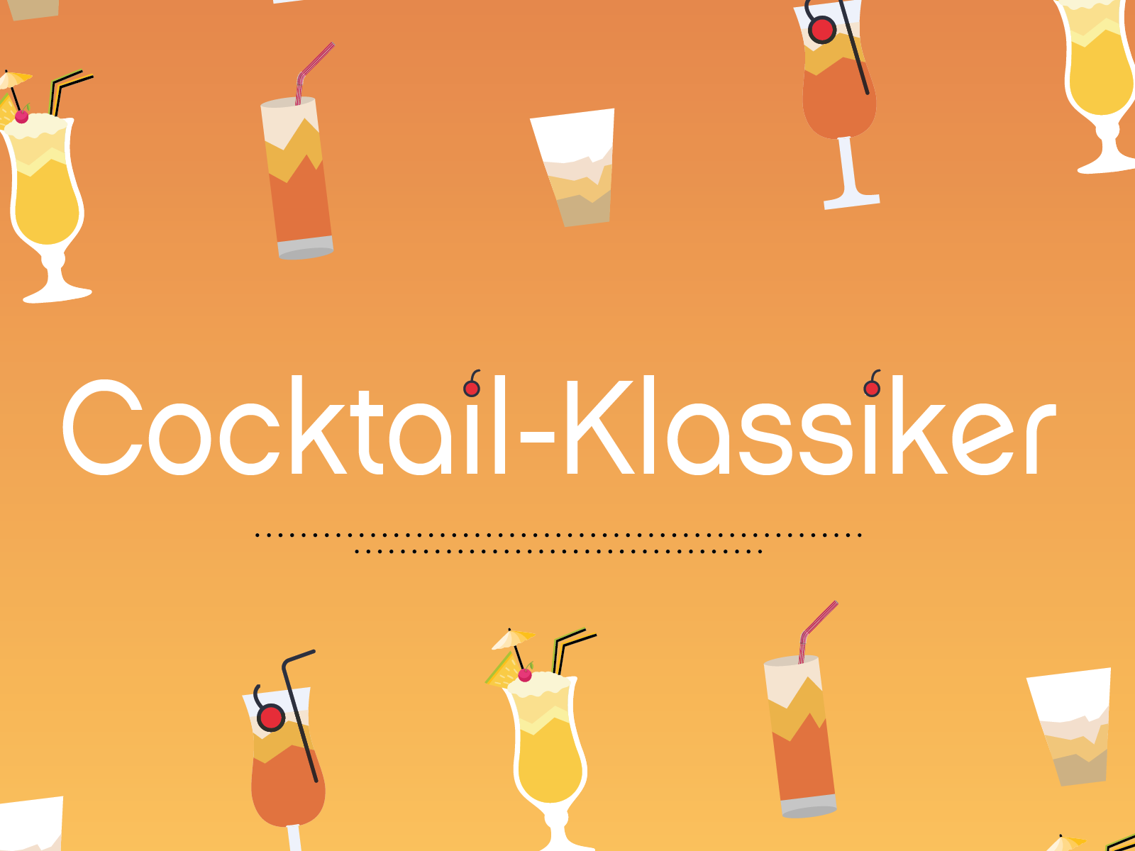 Cocktail-Klassiker Banner