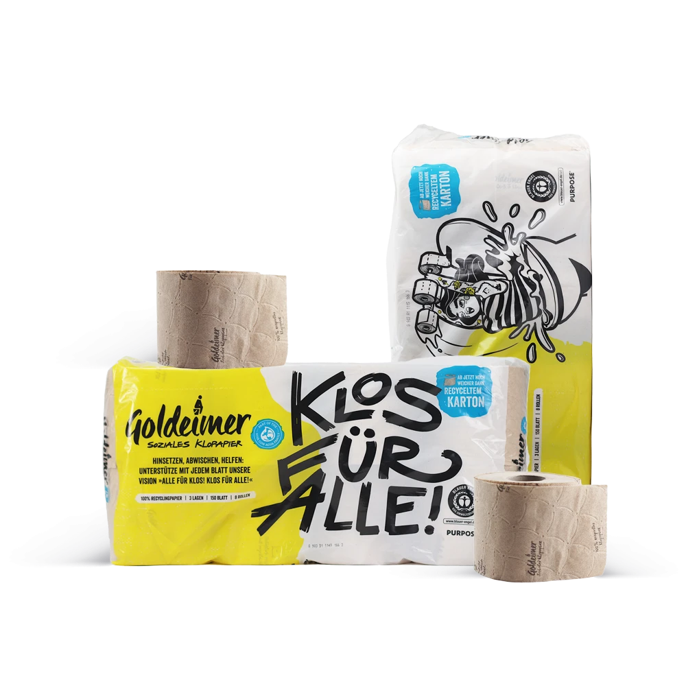Goldeimer Klopapier