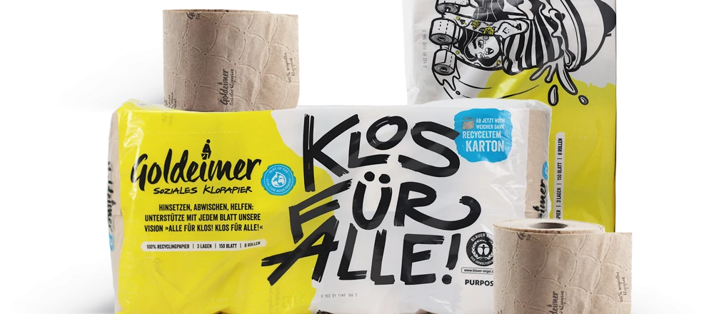 Goldeimer Klopapier