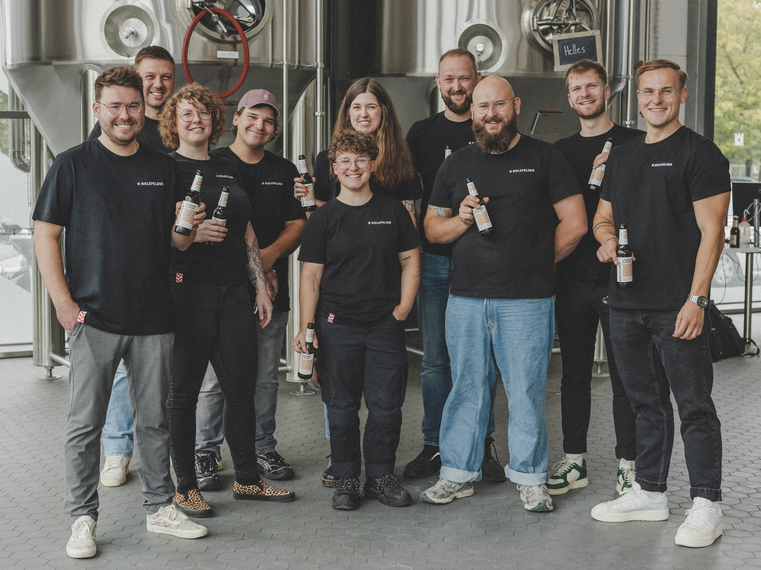 Team der Bielefelder Brauerei