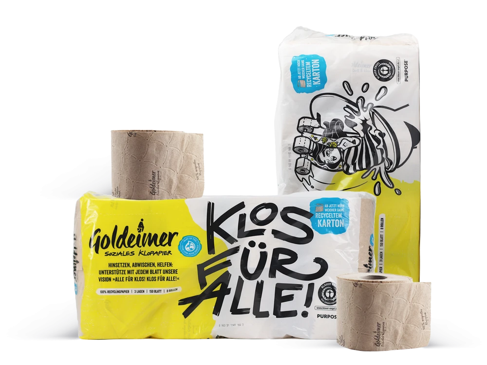 Goldeimer Klopapier