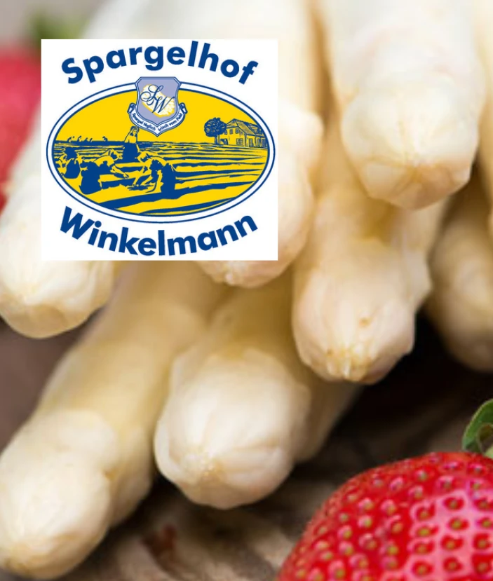 Spargel und Erdbeeren